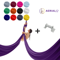 Aerial Silk "Ready to fly"Kit for home - 6 m Aerial Silk + Bridge Ceiling Mount Bracket