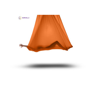 Studio Bundle Gold  - Complete Aerial Yoga Set with  2,8 m x 6 m Yoga Silk and Ceiling Mount Made in Germany