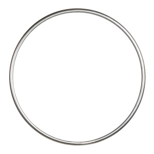 Stainless steel hoop with no suspension points 95 cm