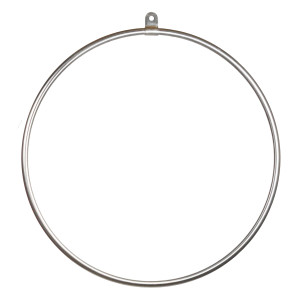 Stainless Steel Aerial Hoop with 1 Suspension Point 90 cm