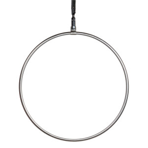 Stainless Steel Aerial Hoop with 1 Suspension Point 95 cm
