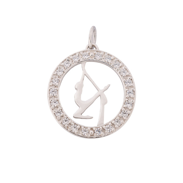 Aerial Fit Pendant, made of 925 Silver and Zirconia Stones
