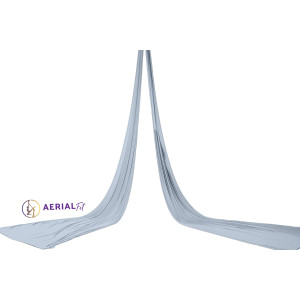 Aerial Fit Aerial Silk (Aerial Fabric)  silver grey 8 m