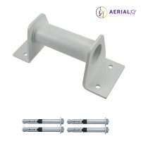 Kit - Aerial Ceiling Mount with Screws Ceiling Mount Color White + High-performance screws for concrete