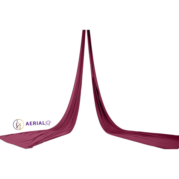 Premium Line Aerial Fit Aerial Silk (Aerial Fabric)  maroon 12 m